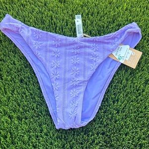Women’s Lilac Embroidered One-Piece Swim - Eco-Friendly by RACHEL PALLY